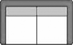Sofa 2-sitzig