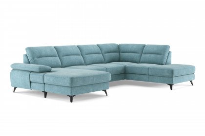 Flavia von COTTA - Wohnlandschaft rechts turquoise