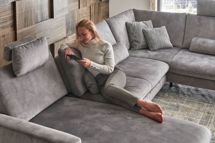 ZE-EM20028 von Zehdenick - Wohnlandschaft Variante rechts silver