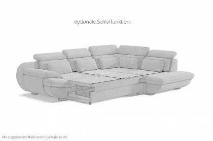 Infinity-LE25 von COTTA - Polsterecke rechts green