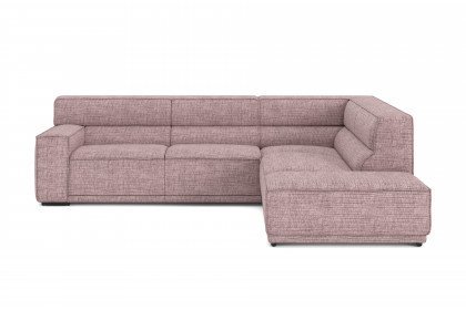 Kubo-LE25 von COTTA - Eckgarnitur rechts old-rose