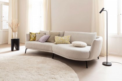 Pearl-LE25 von SCHÖNER WOHNEN - Polstersofa rechts snow