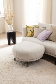 Pearl-LE25 von SCHÖNER WOHNEN - Polstersofa rechts snow