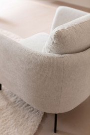 Pearl-LE25 von SCHÖNER WOHNEN - Polstersofa rechts snow