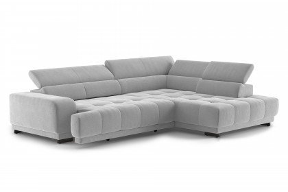 Polaris-LE25 von COTTA - Ecksofa rechts ash