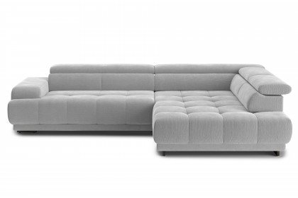 Polaris-LE25 von COTTA - Ecksofa rechts ash