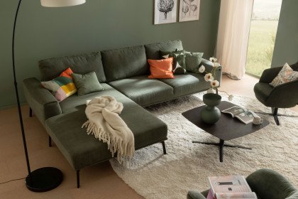 Stage von SCHÖNER WOHNEN - Ecksofa links moos