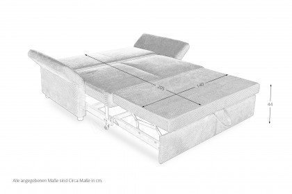 Multiflex Plus 25 von Poco - Schlafsofa grau