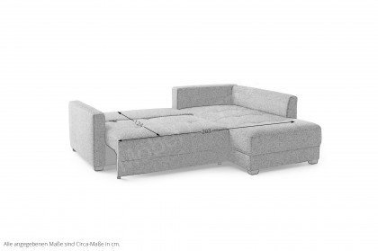 Pierre de Luxe von Nova Via - Ecksofa rechts stone