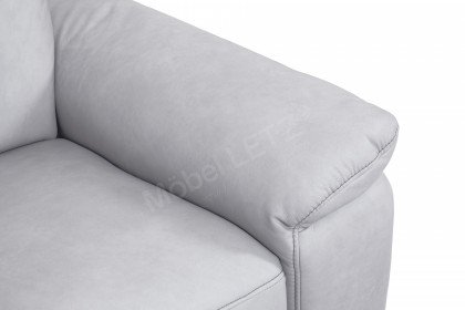 1590 von Himolla - Ledersofa Ausführung links asche