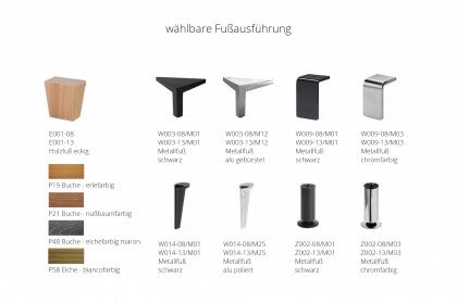 HU-LS23121 von Hukla - Ecksofa rechts mit Schlaffunktion silver