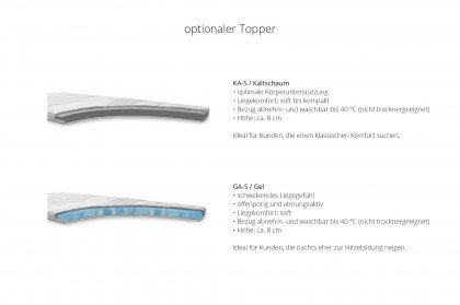HU-LS23121 von Hukla - Ecksofa rechts mit Schlaffunktion silver