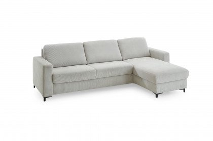 HU-LS23121 von Hukla - Ecksofa rechts mit Schlaffunktion silver