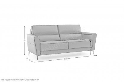 Ralph von Het Anker - Einzelsofa graphite