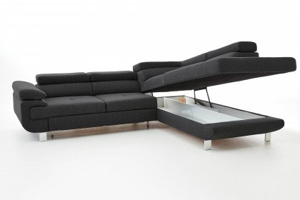 Lotos von BENIX - Polstergarnitur rechts anthrazit