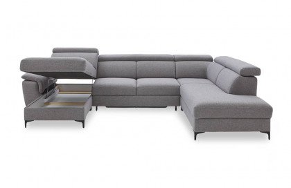 Braga-LE25 von BENIX - Wohnlandschaft rechts grau