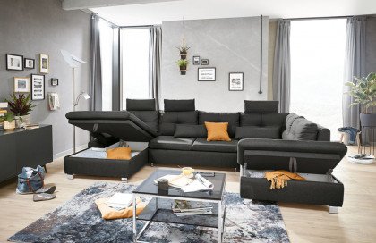 Madeira von BENIX - Sofalandschaft rechts anthrazit