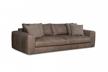 Parma von designwerk - Ledersofa stone