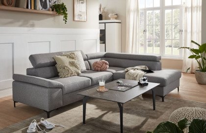 Lonigo von BENIX - Polstergarnitur rechts grau