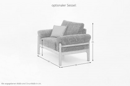 Cuneo-LE25 von Schröno - Polster-Ensemble rosa