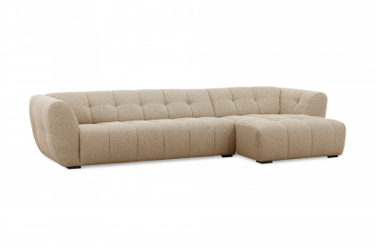 Aspen-LE25 von Vilmers - Ecksofa rechts latte