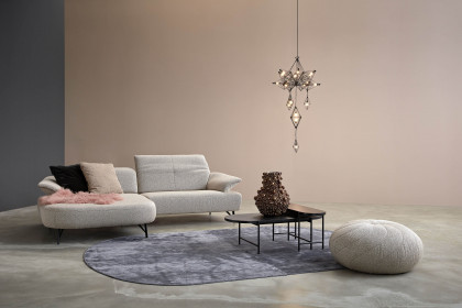 1454 von Himolla - Polstergarnitur Ausführung links rose