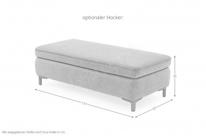 MP-IN24153 von Megapol - Ecksofa Variante links desert