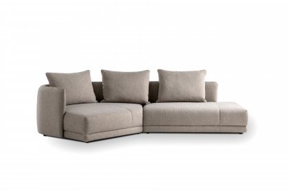 New York von designwerk - Eckcouch links taupe