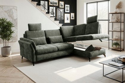 Luana von Sit & More - Polstergarnitur rechts forest