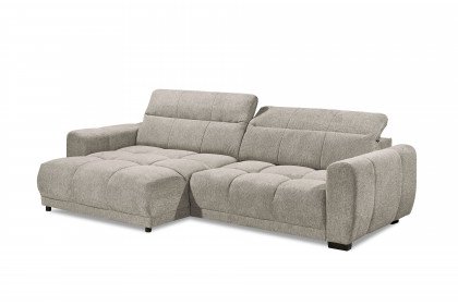 Hunter von ED-Lifestyle - Ecksofa links stone
