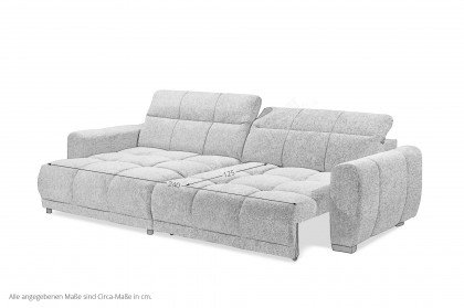 Hunter von ED-Lifestyle - Ecksofa links stone
