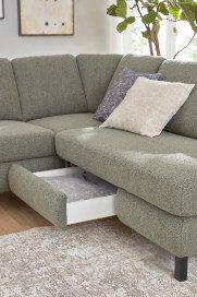 MR 365 von Musterring - Polsterecke Variante rechts green