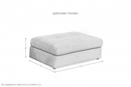 Jasper von ED-Lifestyle - Bigsofa winter moss