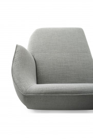 Turia von Pode - Designersofa Ausführung rechts light-grey