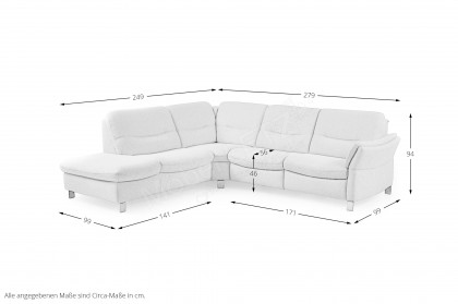 HU-SF24080 von Hukla - Eckgarnitur links ecru