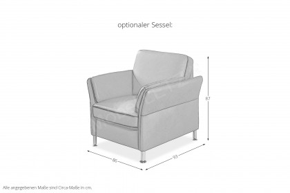 PN-EM18013 von Polinova - Wohnlandschaft Variante links stone