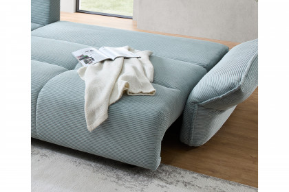 Amaro von Benformato - Ecksofa Ausführung links aqua