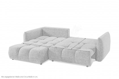 Livonia von Exxpo - Polstergarnitur links mokka