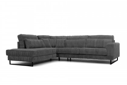 Icon-LE26 von Exxpo - Polstercouch links anthracite