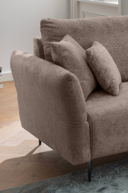 Cesano von Benformato - Ecksofa Variante rechts braun