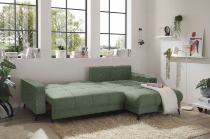 Konstanz von ED-Lifestyle - Ecksofa rechts olive