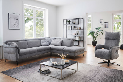 Felix von Polsteria - Polstergarnitur rechts grau
