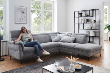 Felix von Polsteria - Polstergarnitur rechts grau