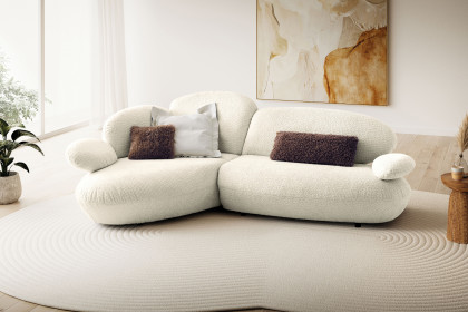 KOINOR Stones - Designersofa Variante links weiß