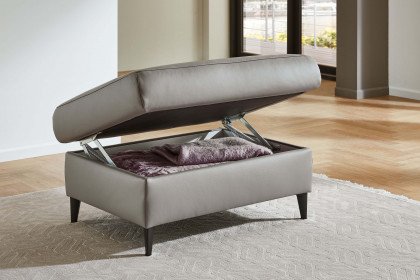 PN-EM24034 von Polinova - Ledersofa Variante rechts granit