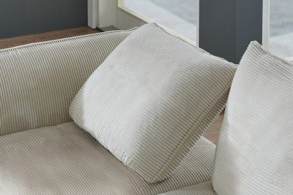 Apex Plus von Poco - Ecksofa rechts creme
