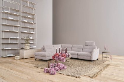 1667 von Himolla - Ecksofa Ausführung links seashell