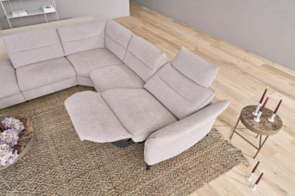 1667 von Himolla - Ecksofa Ausführung links seashell