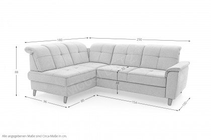 Verso von Sit & More - Polstergarnitur links taupe
