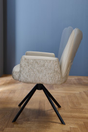 Andante von Polsteria - Stuhl in Beige